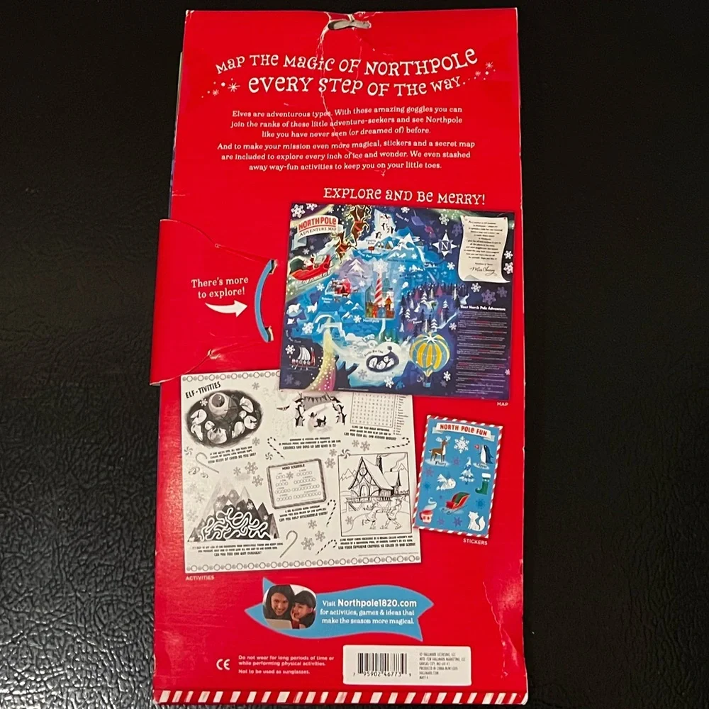 Hallmark Magic Mail and Polar Explorer Map Set